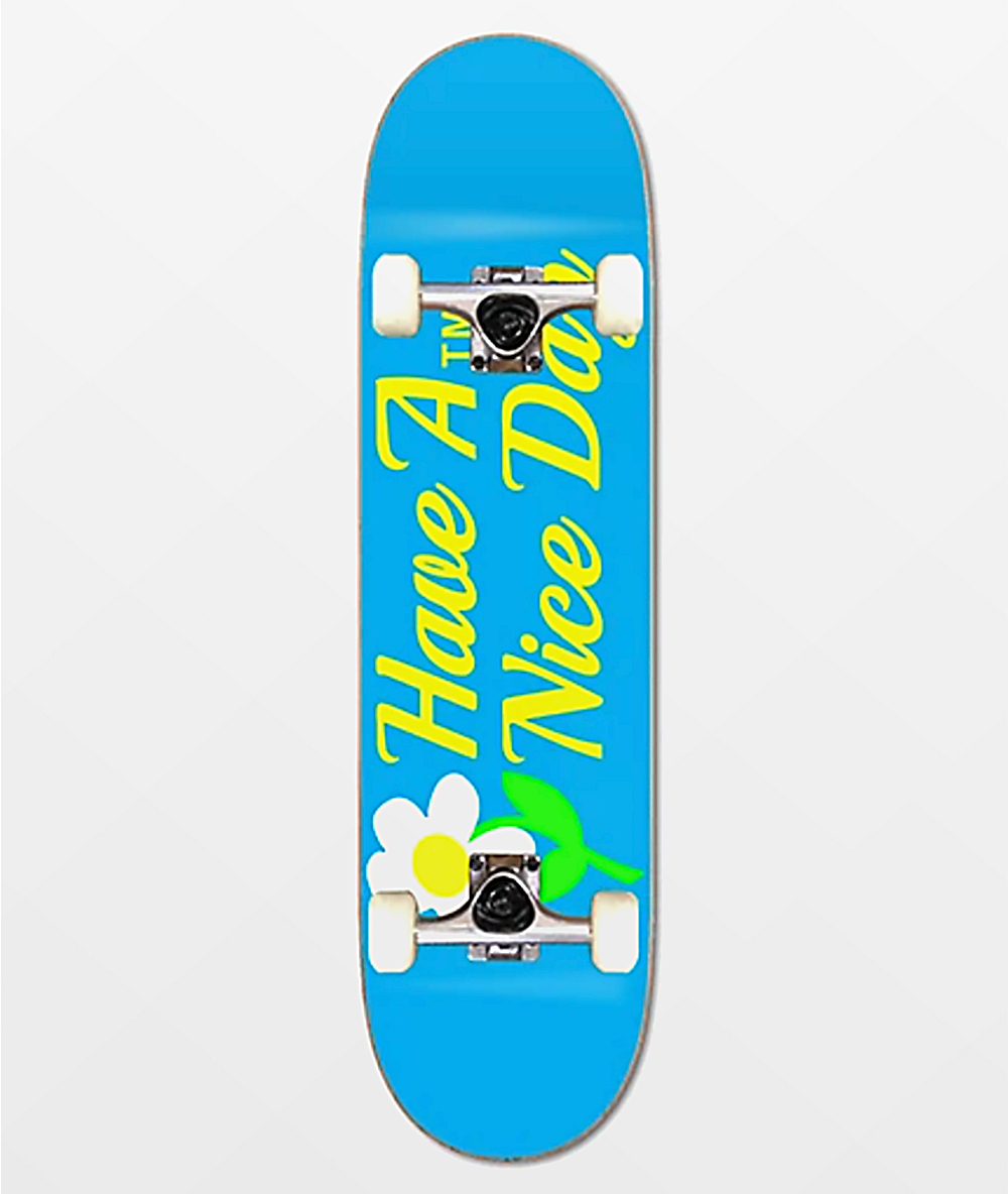 ATM Nice Day 8.0" Blue Skateboard Complete Zumiez.ca